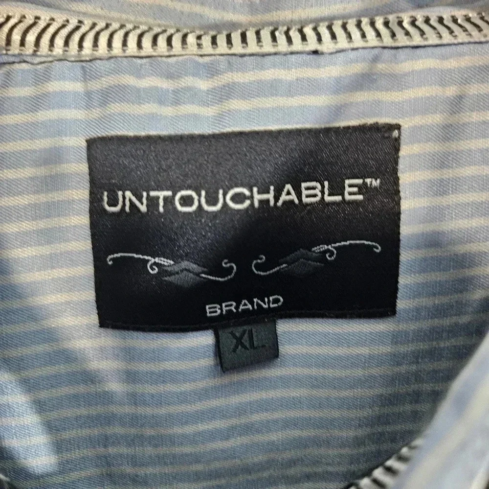 Plaid Long Sleeve Shirt XL Untouchable Man Casual Wear